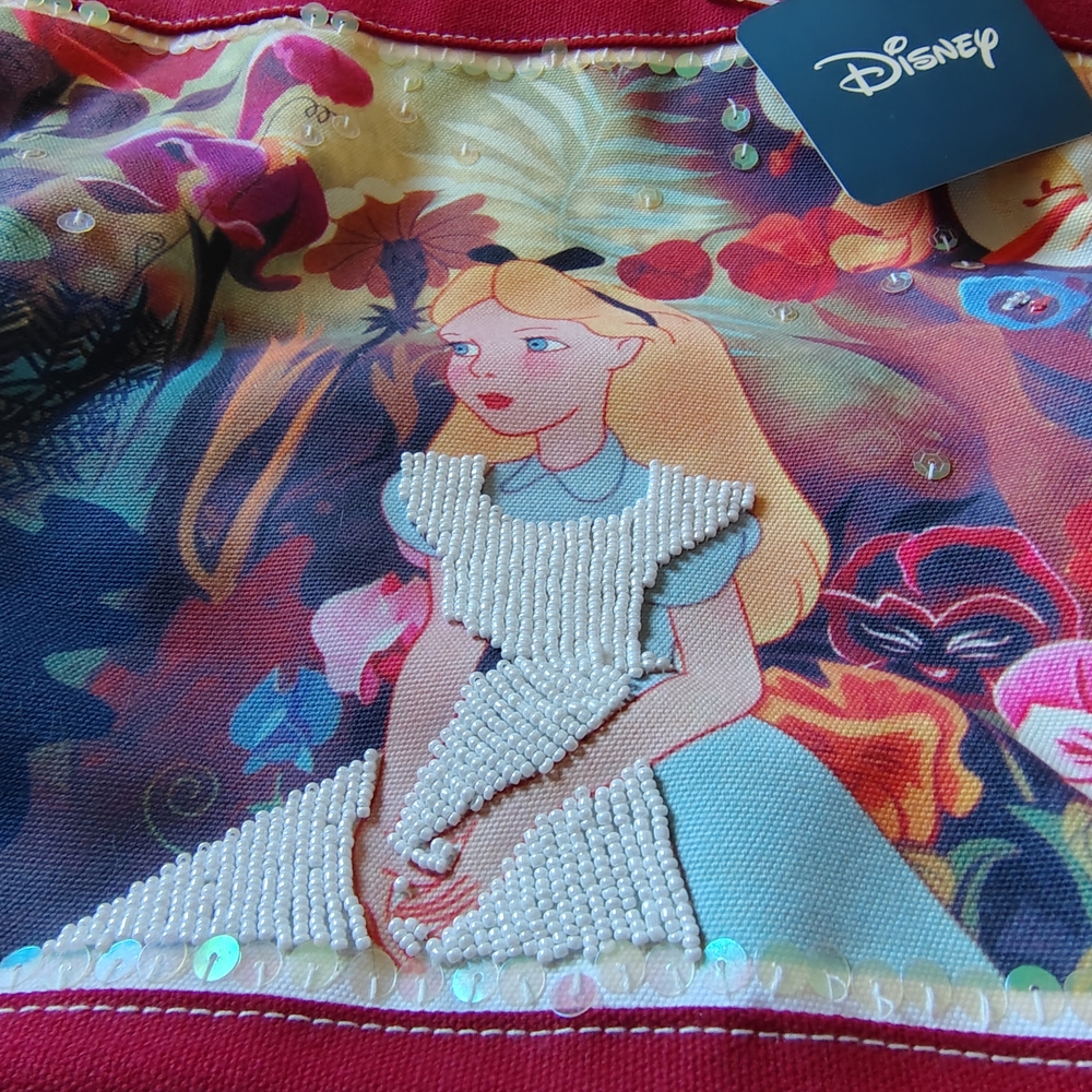 Disney Red Alice in Wonderland Tote Bag - Picture 8 of 8